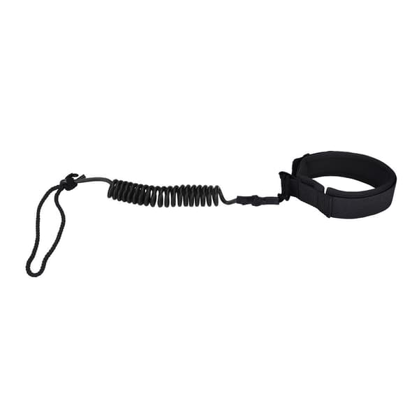 Stand Up Paddle Board Coiled Spring Ben Fod Reb Surfing Leash til Surfboard (sort)