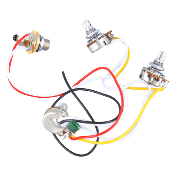 Bass potensiometer ledningsnett 500K tonevolumkontroller Instrumenttilbehør