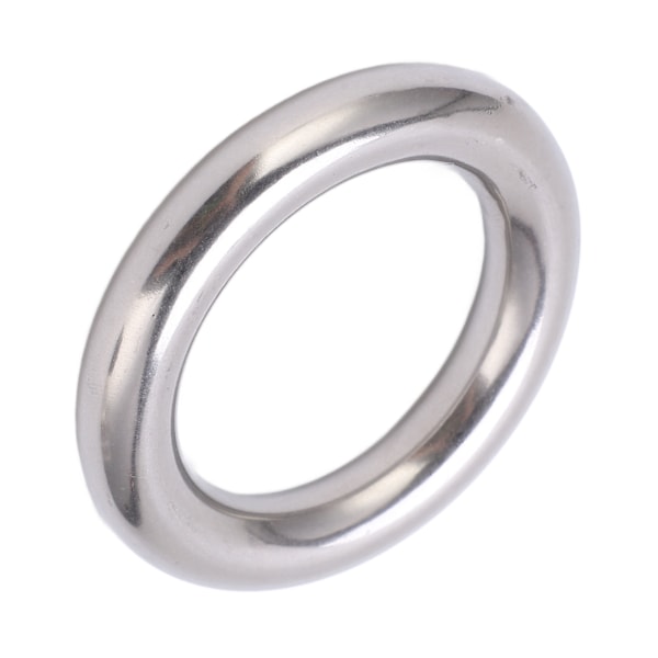 Svetsad O-ring Rostfritt stål Svetsad rund ring för navigationsdykning Hängmattor och väskor 10x40 mm