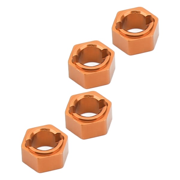 7mm Hex Hjulnav Professionel Aluminium Legering RC Hjul Hex Drev Adapter til FMS FCX24 1/24 RC Bil Guld
