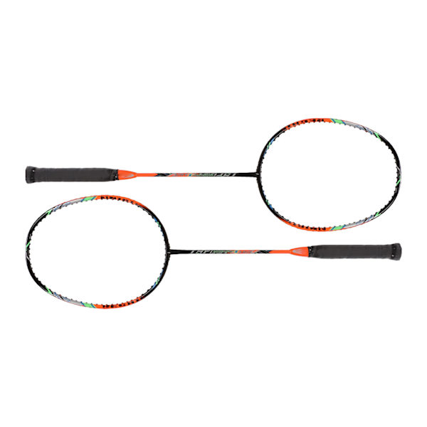 2 kpl Hiilikuitu Badmintonmailaa Ultrakevyt Aikuisten Harjoitteluun Kilpailuun Virkistykseen Oranssit