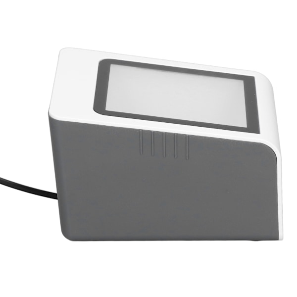 Stationär streckkodsläsare Röstmeddelanden Automatisk identifiering Handsfree USB-kabelansluten QR-kodläsare för PC POS-maskin