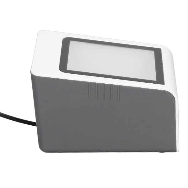 Stationær stregkodescanner med stemmemeddelelser, automatisk identifikation, håndfri USB-kablet QR-kodereader til pc POS-maskine