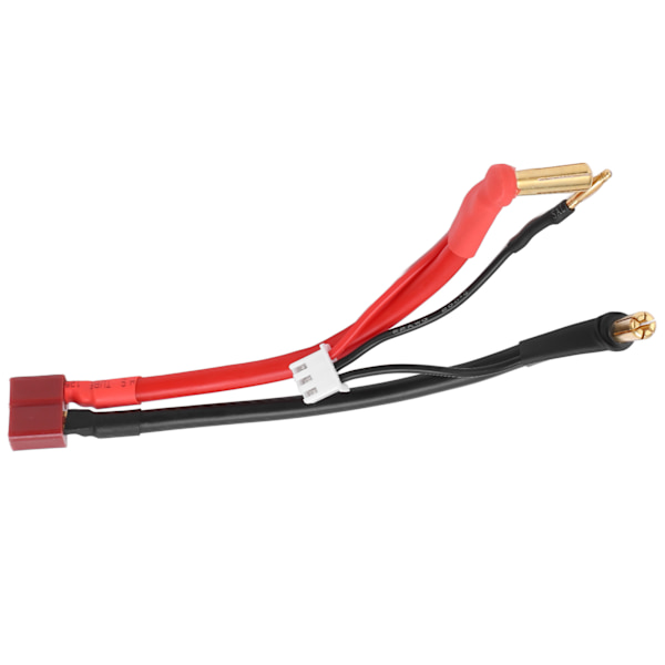 RC-auto T-liitin naaras 90° 4MM bana-liitin uros -kaapeli 2 mm päällä RC-liitäntäjohto 2S 7,4V litiumakulle