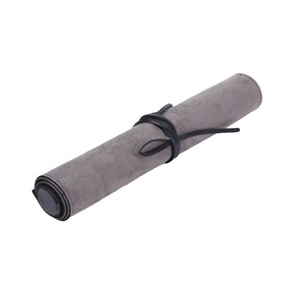 Schackset Portable Travel Brädspel PU Leather Roll Up Schackspel Set för barn Vuxna