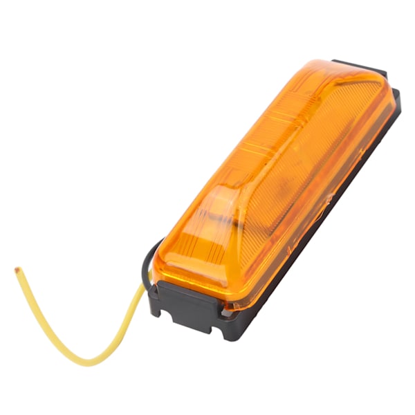 12/24V 4LED Sidemarkerlampe Lys Amber Vandtæt Universal til Lastbil Trailer Lorry Bil