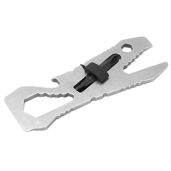 Piranha multifunktionsskruvficka i rostfritt stål Mini Portable Tool