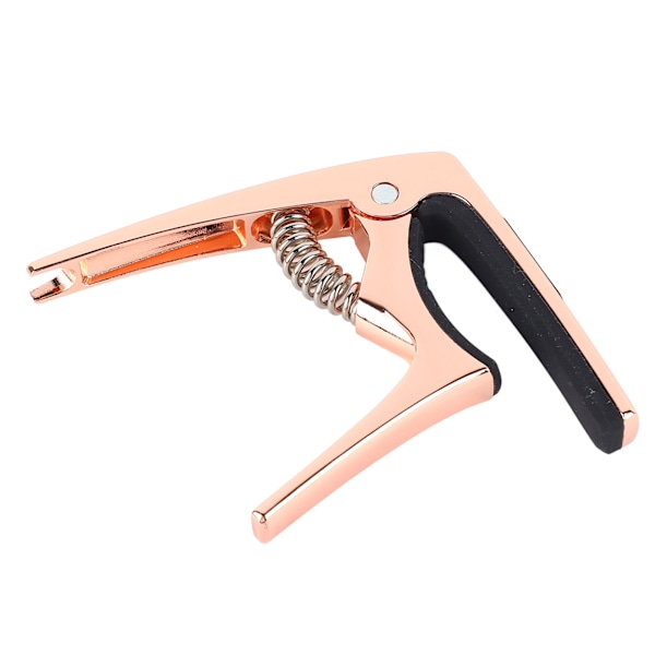 Gitarr Capo Metal 3 i 1 bärbar för akustiska elektriska gitarrer Ukulele tillbehör Rose Gold