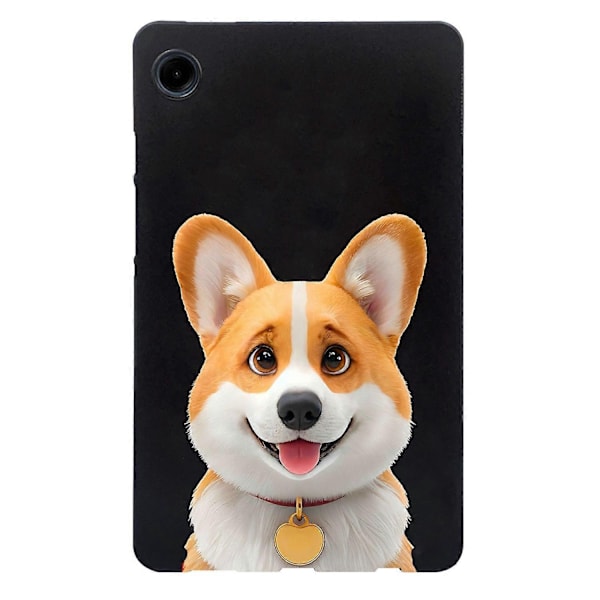 Case for Samsung Galaxy Tab A9 Pattern Print Slim TPU Tablet Protective Case - Corgi