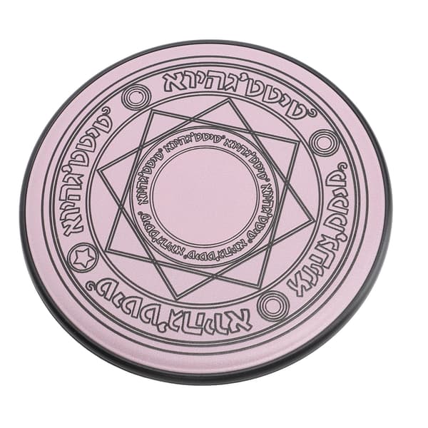 Magic Array Trådløs Oplader 20W Hurtig Trådløs Opladningspude med Åndedrætslys Effekt Sakura Pink Desktop Stil