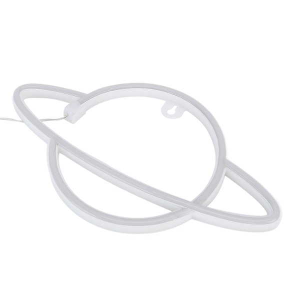 Planet Neon Skilt LED Natlampe Dekorativ Lys til Hjem Soveværelse Bar Bryllup Fødselsdagsfest Dekoration Blåt Lys