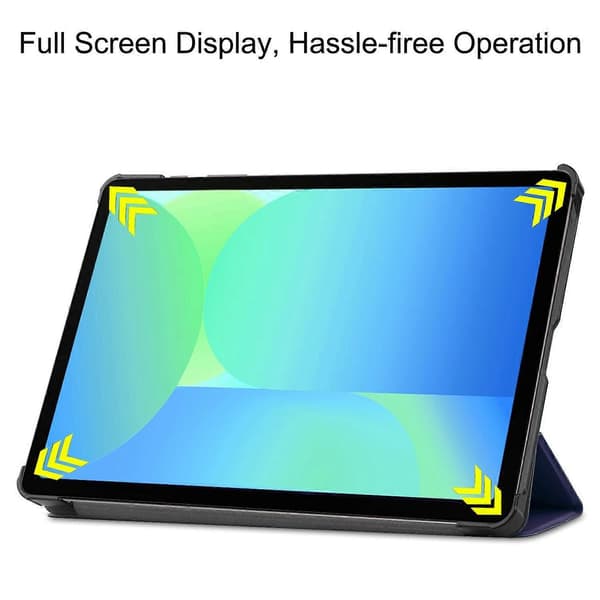 Etui til Samsung Galaxy Tab S10 FE/S9 FE Anti-Drop Læderstativ Tabletcover