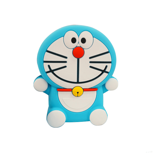 Children Mini Coin Purse Cute Cartoon Silicone Messenger Bag Kids Storage Bag for Girls Blue Cat