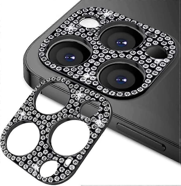 Diamond Glitter Kameralinsskydd Kompatibelt med iPhone 13 Pro/iPhone 13 Pro Max