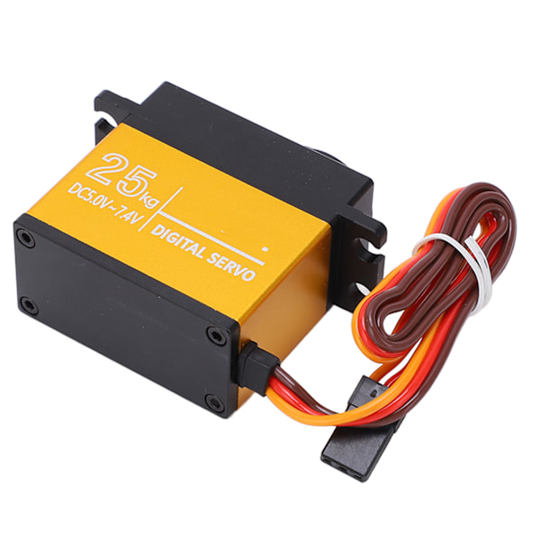25KG RC servo aluminiumlegering vattentät metall växel digital servomotorer för 1/8 1/10 fjärrkontroll bil