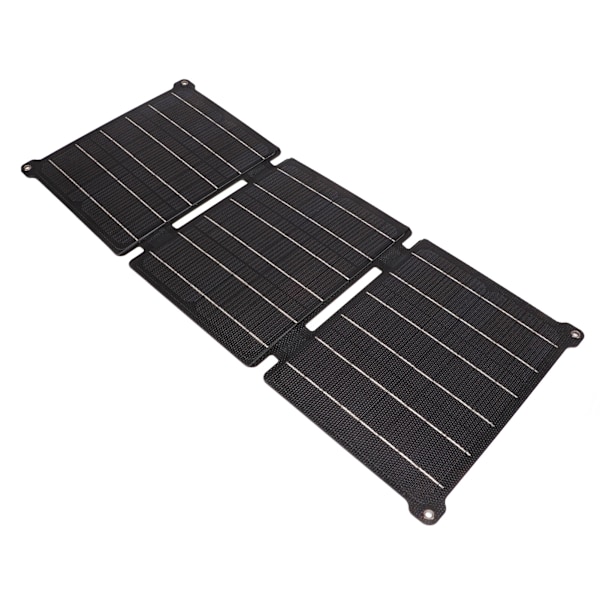 21W 5V 12V ETFE Vikbar Solpanel Laddare Bärbar Telefon Power Bank Solladdningspaket