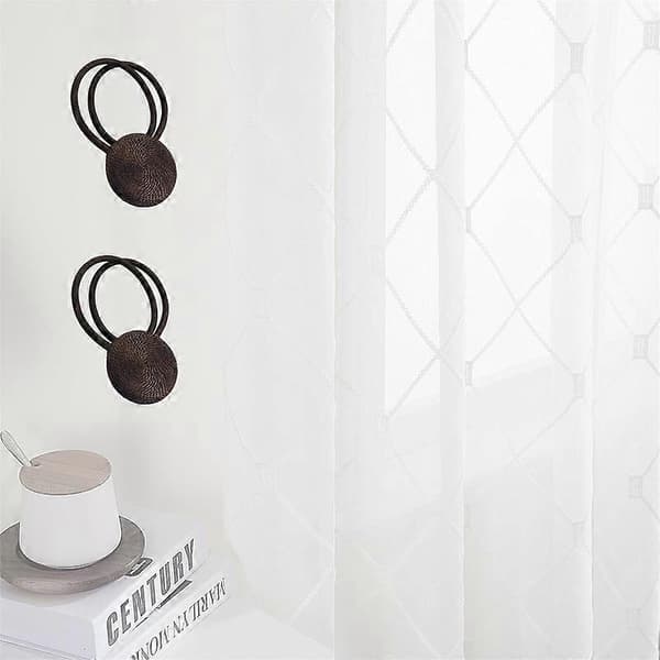 Magneettiset verhonpidikkeet, boheemit verhonpidikkeet köydellä
