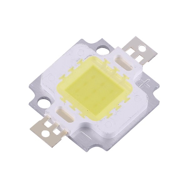 10 st 10W LED SMD Chip COB DC 9-10V för lampfloodljuspärlor glödlampa hög effekt kall vit