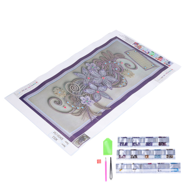 Diamond painting Blomma DIY 5D Point Diamond Specialformad Diamond painting