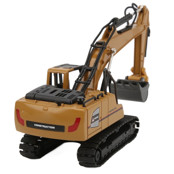 Rakennuskone Heavy Duty pyöräkaivinkone Kestävä 1:60 mittakaava Työmaa kaivinkone lapsille koristeluun
