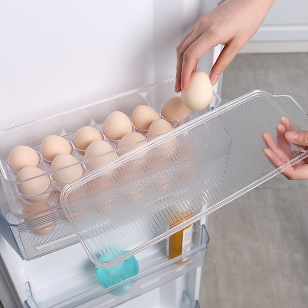 12 rutenett egg oppbevaringsboks bærbar egg arrangør egg bevaring beholder