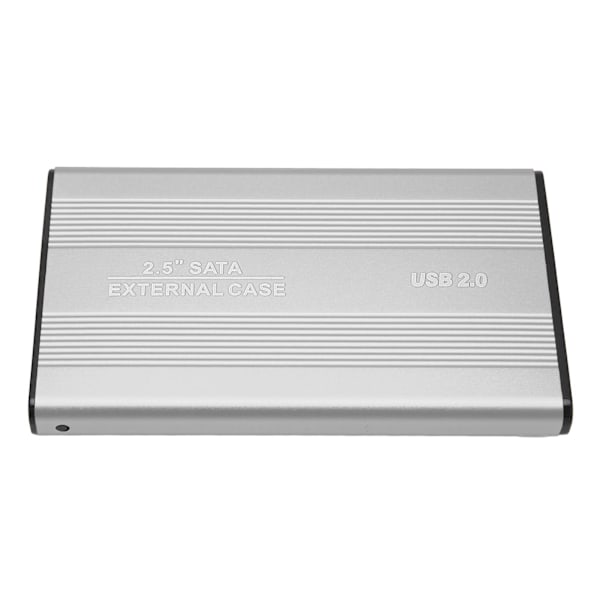 Ekstern harddisk 2,5 tommer Slim USB 2.0 Høj hastighed Plug and Play Mobil harddisk til computer PC Rejse Sølv 750GB