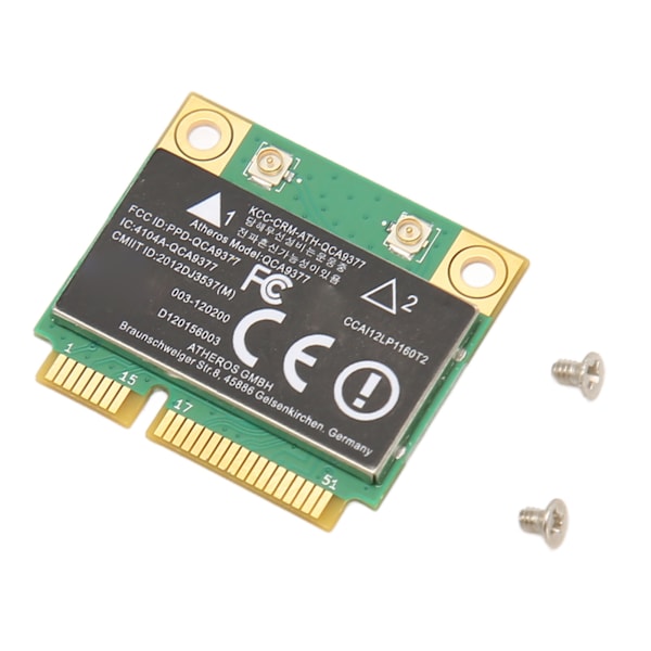 Mini PCIE Netværkskort Dual Band WiFi Bluetooth 4.2 433Mbps Højhastigheds Trådløst Netværkskort Adapter til Windows 7 8 10