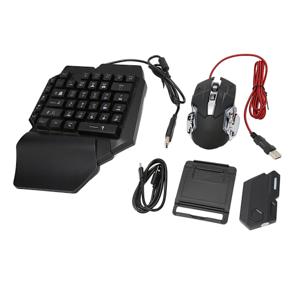 Tastatur Mus Konverter Sett Kablet Trådløs RGB Mekanisk Tastatur Mus Adapter Combo for Android for Harmony for IOS
