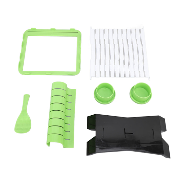Sushi Making Kit i plast - Multifunktionell DIY Sushi Maker Rolling Kit för risbollar snacks