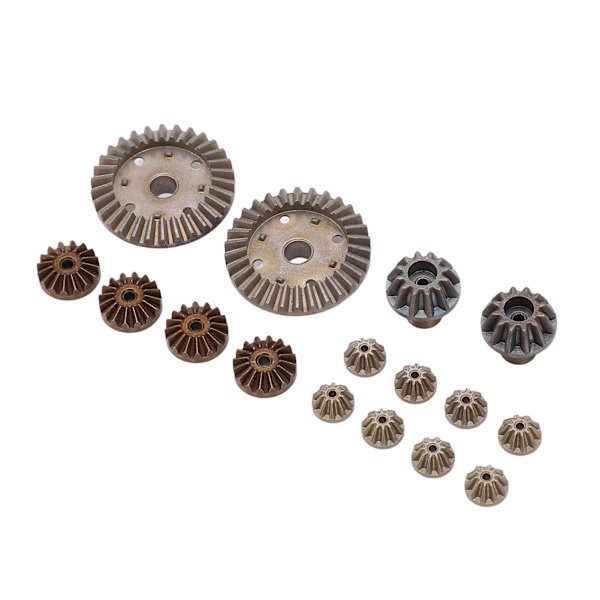 RC Differential Gear Pulverlegering Motor Driving Planet Gears för WLtoys 144001 144002 124018 124019 124017