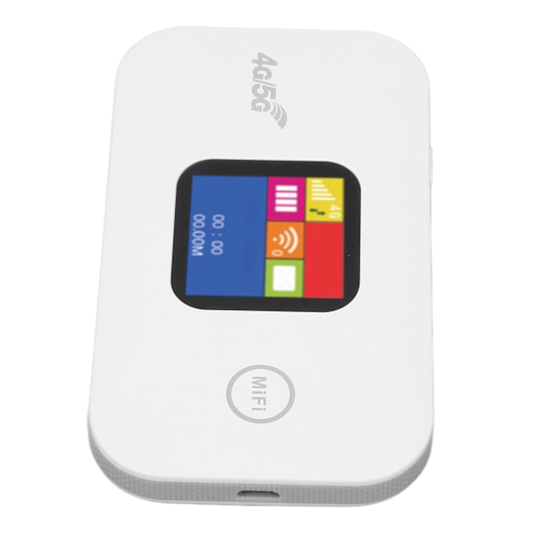 4G WiFi Router 150Mbps SIM-kort Slot Support 10 Brugere LED Farveskærm 2100mAh Mobil WiFi Hotspot til Asien 100‑240V
