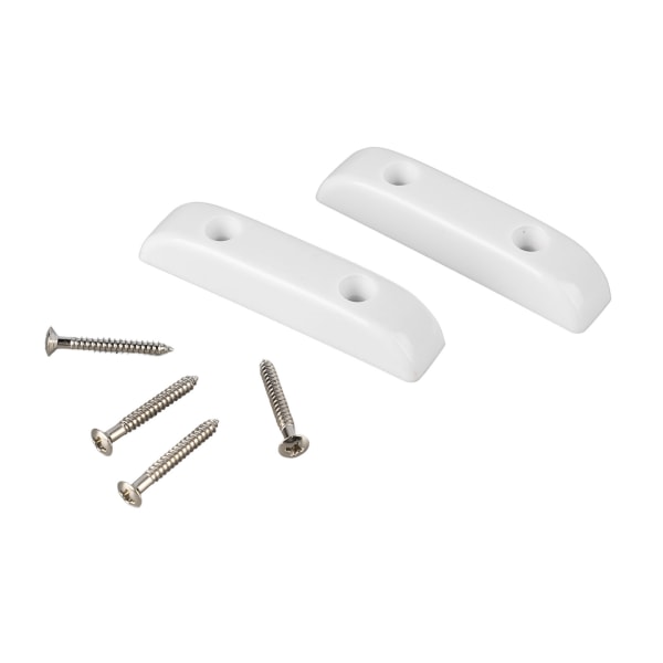 2 st Bas tumstöd Plast Anti-slip Lättvikt Jazzbasgitarr Tumfingerstöd GM02 Vit
