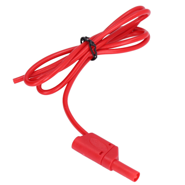 Bananplugg Testkablar Kit Säker typ hane till hane elektrisk set J.70016 4mmRöd