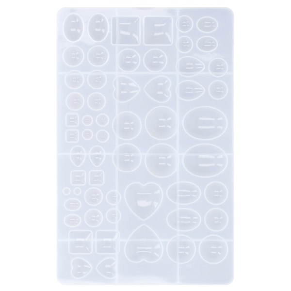 Hjerteformet Silikoneform Geometrisk Oval Halvcirkel Vanddråbeform DIY Silikoneforme til Fondantkage Chokolade