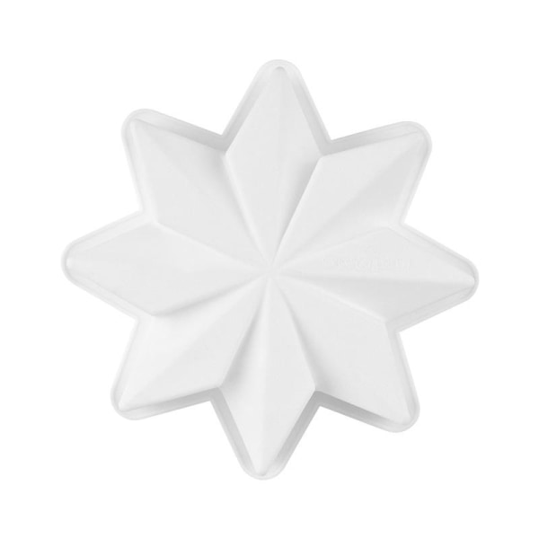 Kahdeksankulmainen silikoninen mold (valkoinen), kakkupelti, tarttumaton pikairroke, mousse-kakkupelti