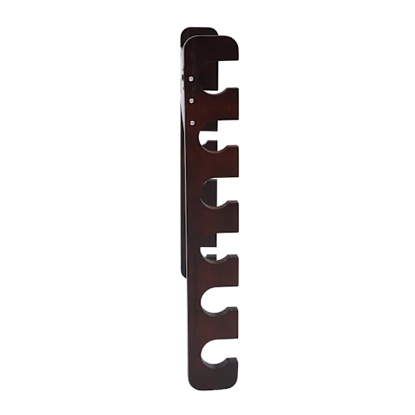 Træ fiskestang Stangrulleholder Montering Stangholder Rack Organizer Bærer Tilbehør (Teaktræ farve)