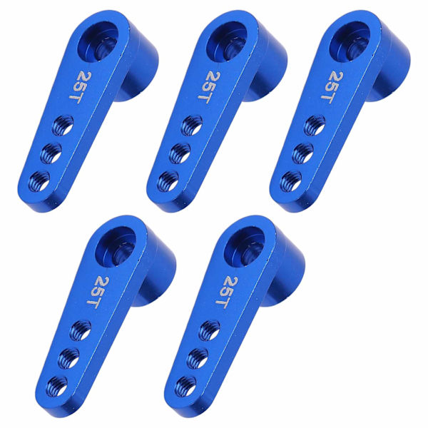 5 kpl 25T servohornia Alumiiniseos Ohjausservon varret Sininen 02073 996R MG946R E9001