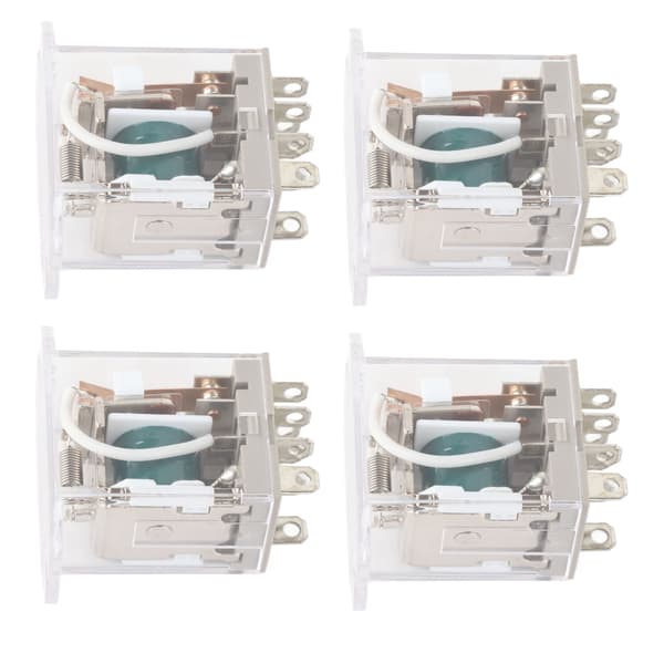 4 stk Elektromagnetisk Strømbryter 220V Multifunksjonell Vanntett Termoplaststruktur for Garasjeport