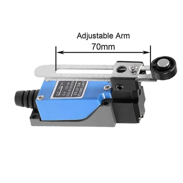 Lycklig- 4st Me-8108 Momentary Limit Switch Justerbar Roller Spak Arm Nc-no Cnc Fräsmaskin Plasma Laser Router kompatibel med Ar-duino