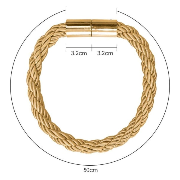 Magnetiska gardinbindningar, gardinbindningar, 2-delade slipsar gold