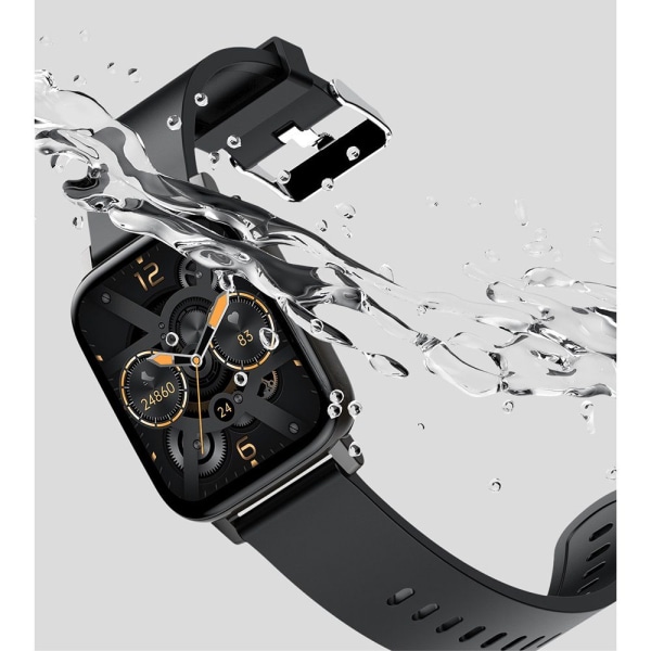 Smartwatch extremt stor pekskärm fitness vattentät