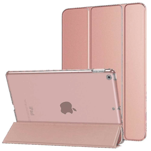 Fodral för Ipad Mini 3/2/1, genomskinligt frostat bakskydd, roséguld