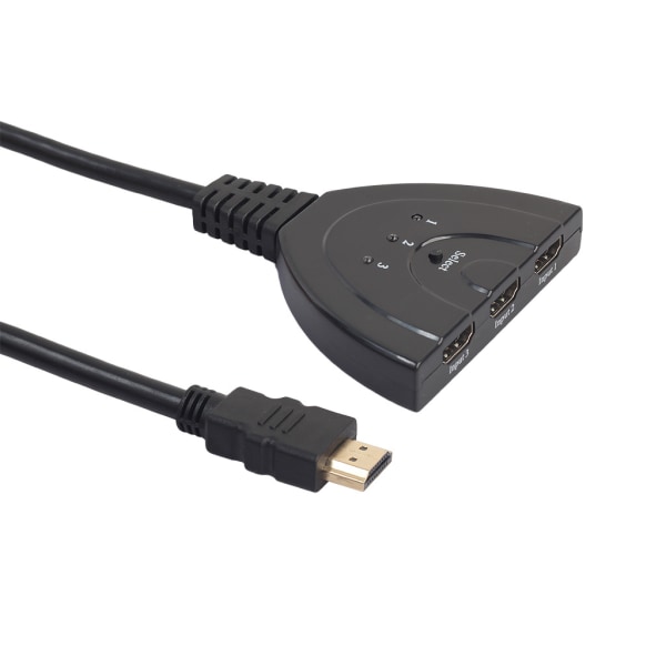 AV till HDMI videoomvandlare Video Converter kompatibel med 1080P 3 Output Audio Adapter