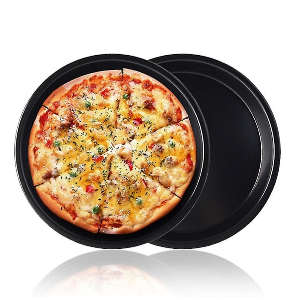 Premium non-stick bakverk pizzapanna för ugn 8/9/10-tums kolstålpanna för