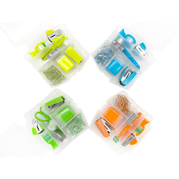 Snygg Pastellfärgad Mini Brevpapper Set Skrivbord Tidy Förvaring