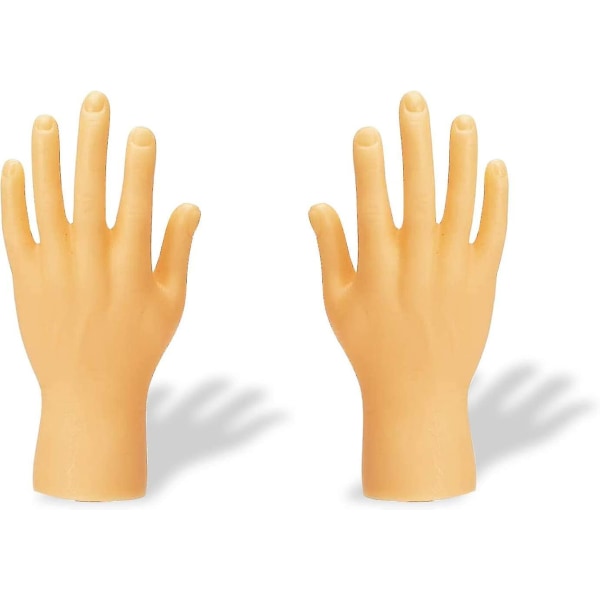 10 stycken fingerdockor Mini fingerhänder Små händer med vänster och höger händer för spelfest