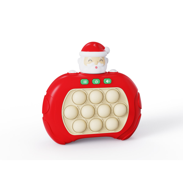 Julpress klicka leksak barn push spelkonsol gnagare stress relief leksak