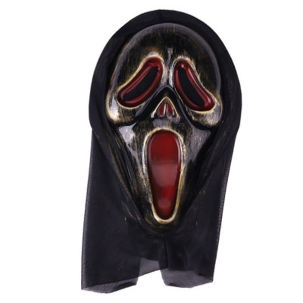 Halloween rekvisita retro spökhus skräckaktivitet spöke ansikte skalle mask