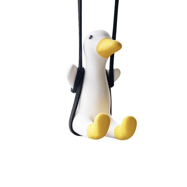 Duckling swing bil hänge dekorativ färg