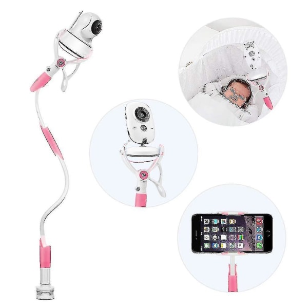 Kamerafäste, Universal Baby Monitor Hållare, Mobiltelefon Hållare, Kompatibel med Hello Baby Philips Avent Motorola Monitor
